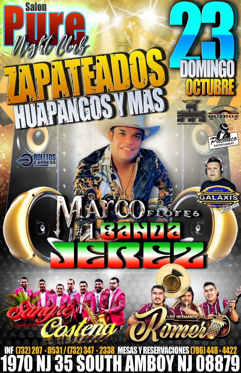 MARCOS FLORES BANDA JEREZ | SANGRE COSTEÑA | LOS HERMANOS ROMERO Tickets - Demo Site MARCOS FLORES BANDA JEREZ | SANGRE COSTEÑA | LOS HERMANOS ROMERO Tickets - Demo Site